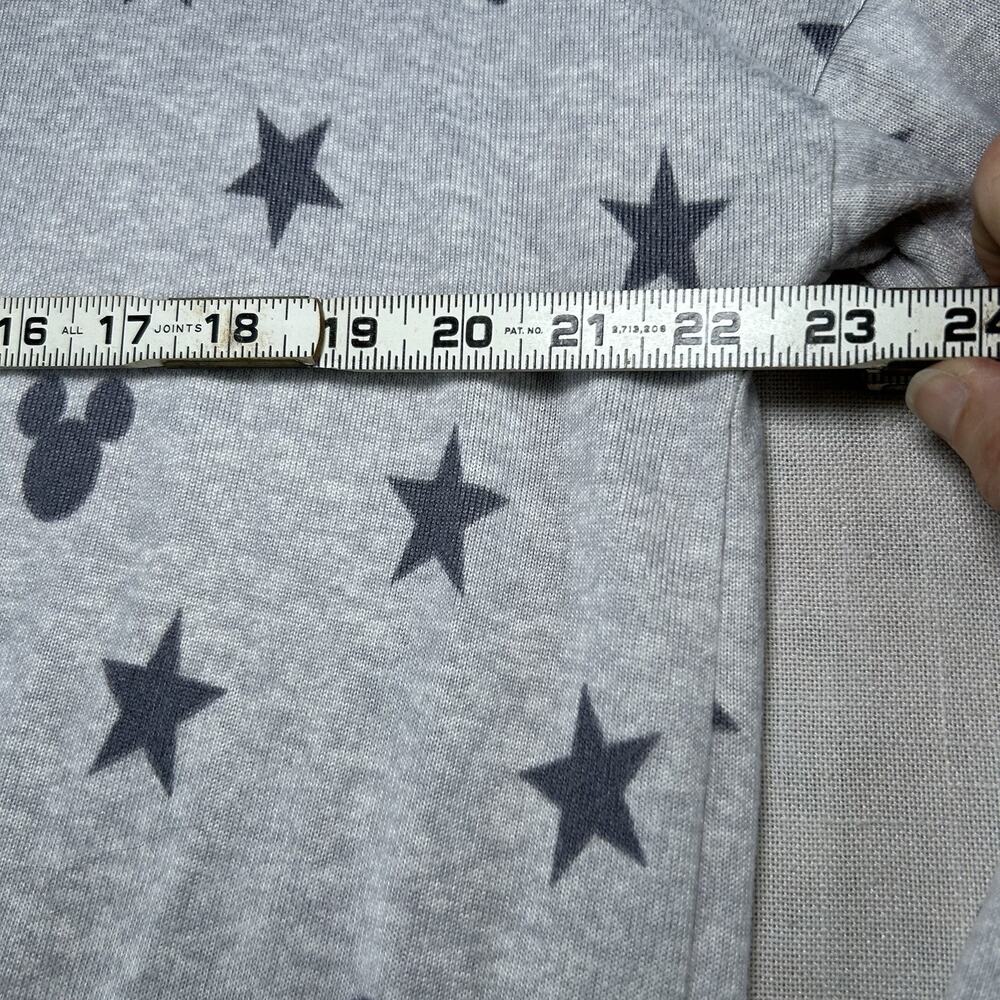 Disney Long Sleeve Fleece Pajama Set Size Large Gray Cozy Warm Cute - Picture 6 of 10